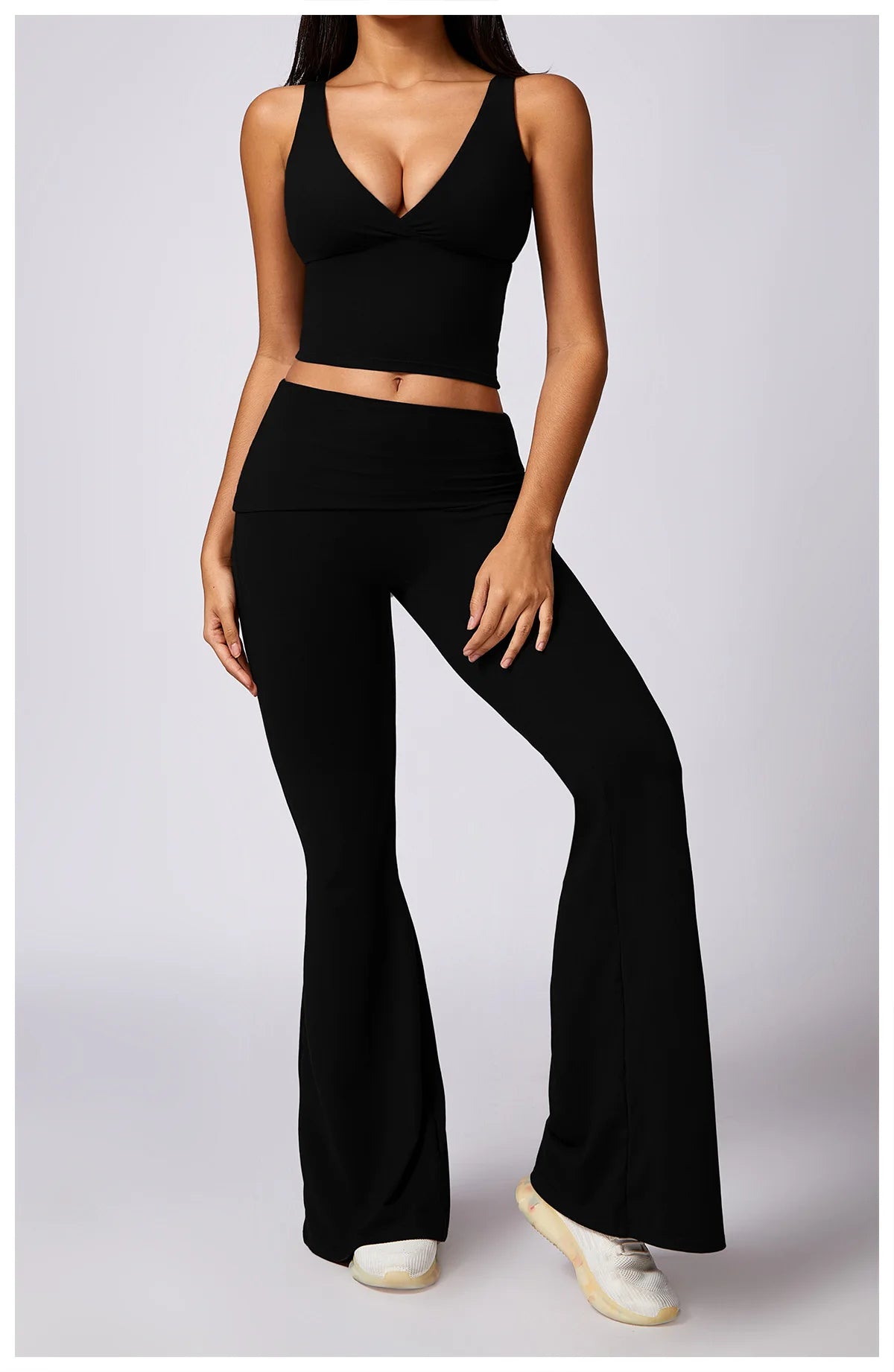 Zori™ Two Piece V Neck LoungeWear Set