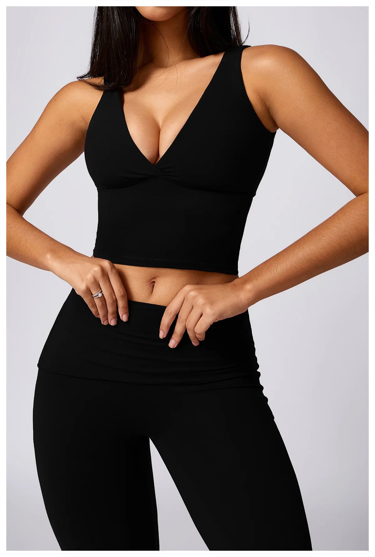 Zori™ Two Piece V Neck LoungeWear Set