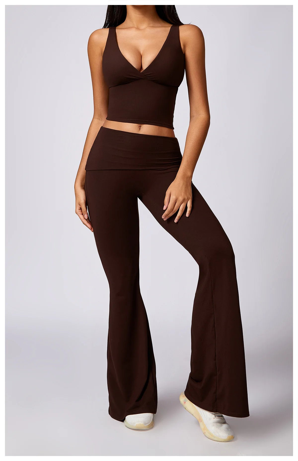 Zori™ Two Piece V Neck LoungeWear Set