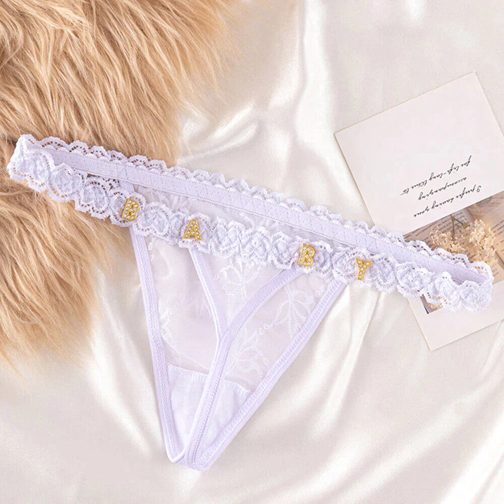 Zori's Seductive Personalize Name Thong