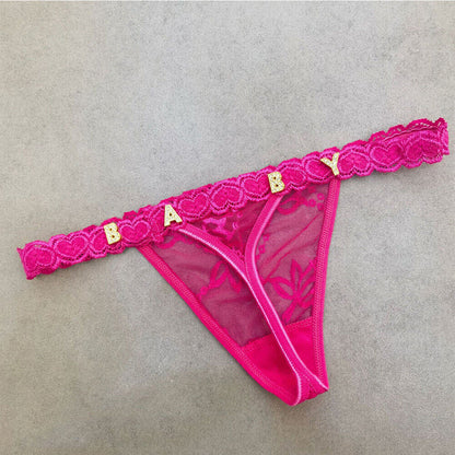 Zori's Seductive Personalize Name Thong