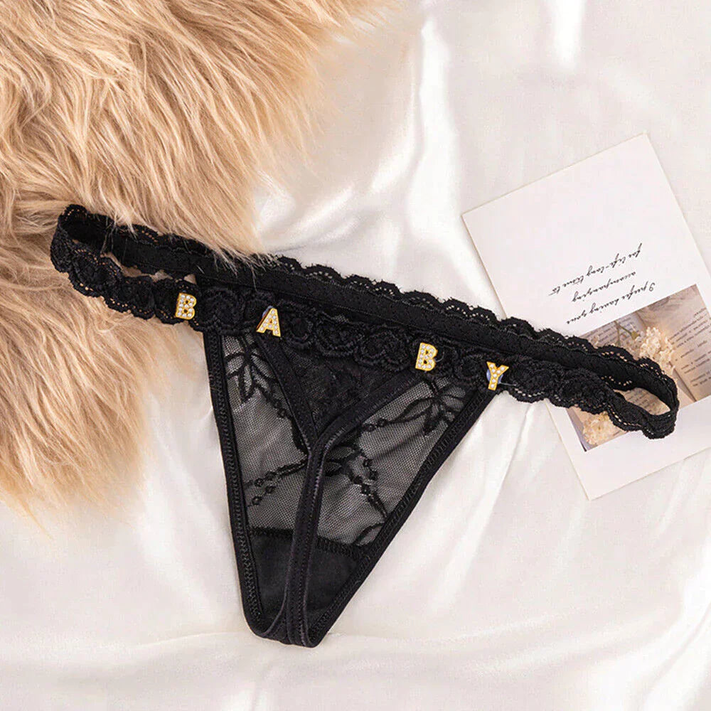 Zori's Seductive Personalize Name Thong