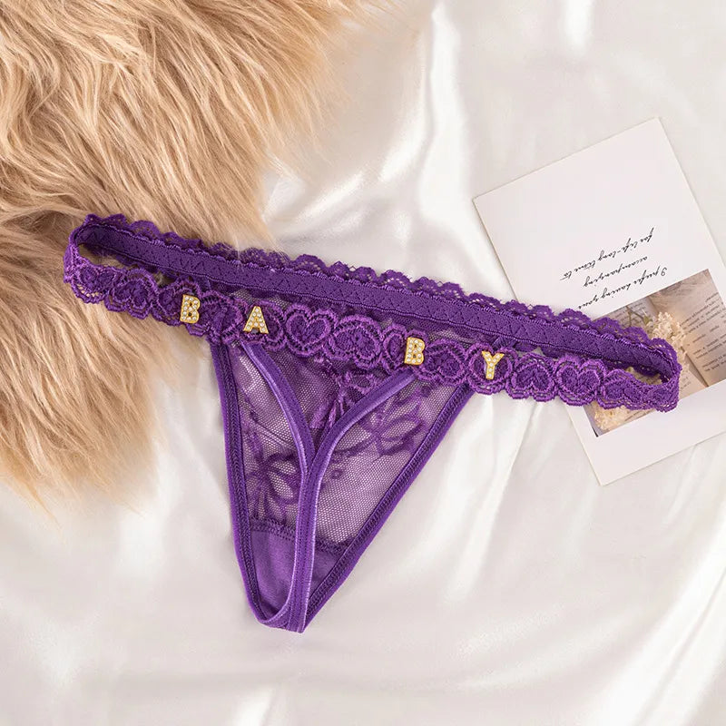 Zori's Seductive Personalize Name Thong