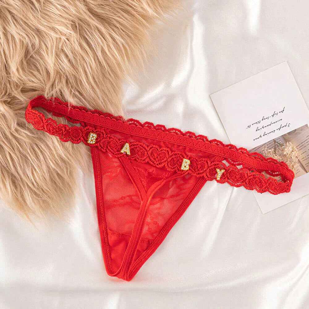 Zori's Seductive Personalize Name Thong