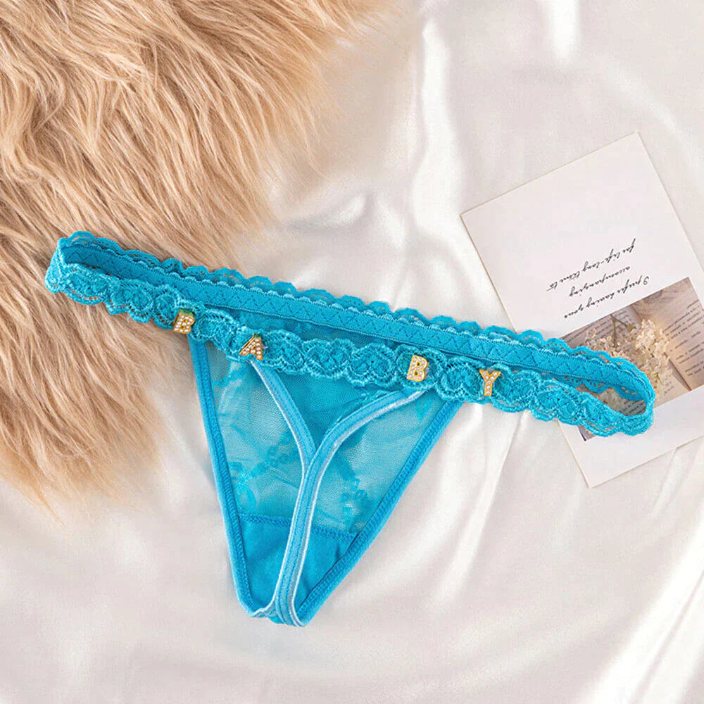 Zori's Seductive Personalize Name Thong